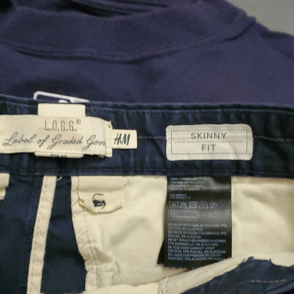 Blue khaki pant - Picture 3 of 6